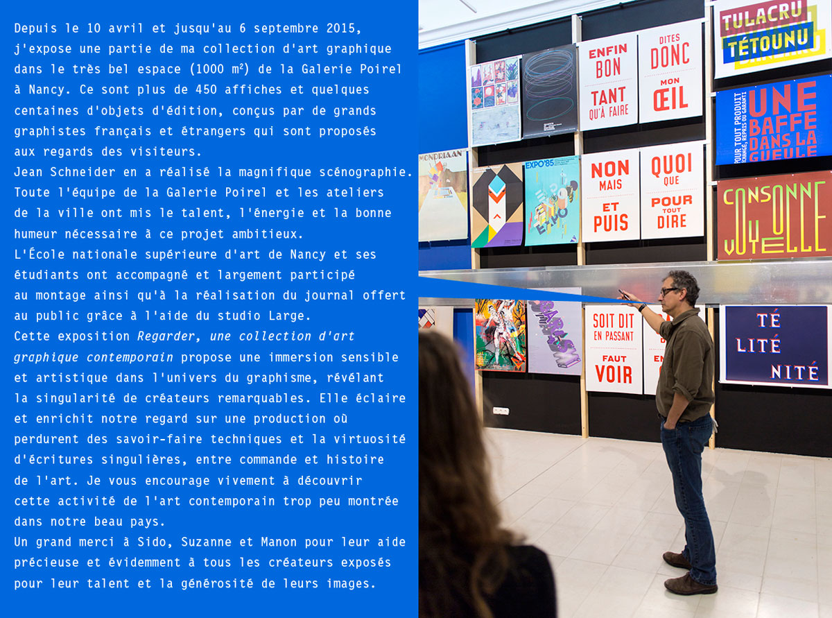 Exposition Regarder, une collection graphique co