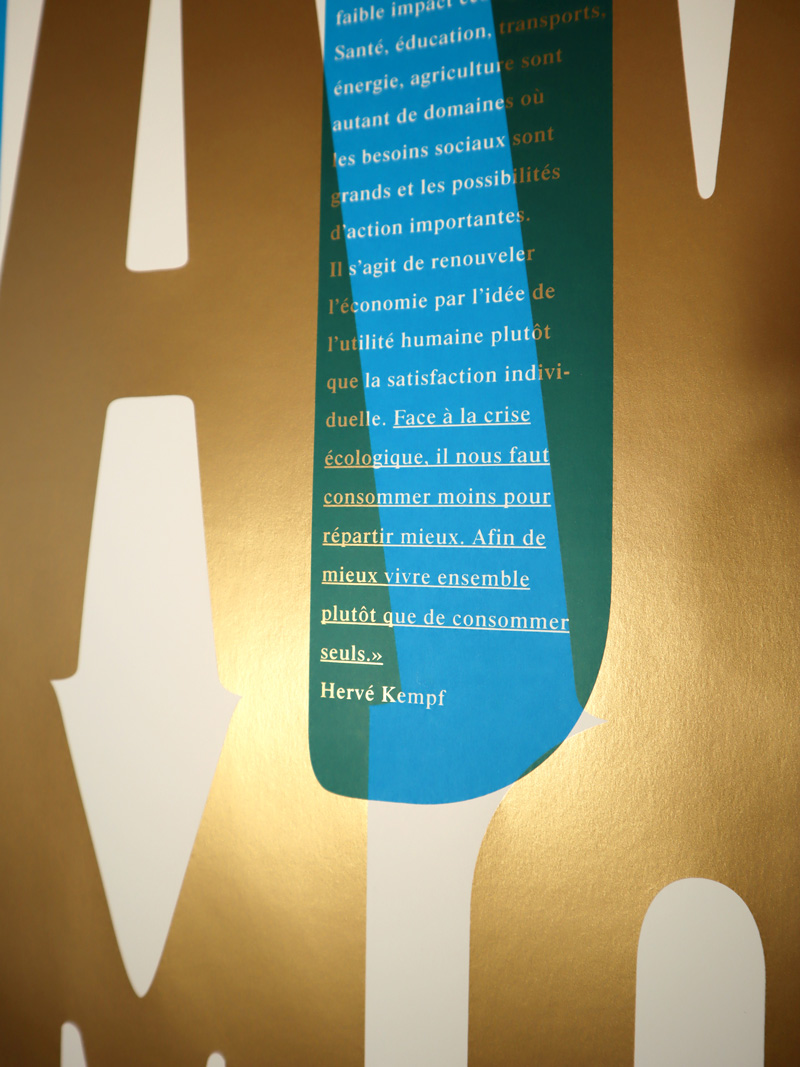 Mieux vivre avec moins, détail